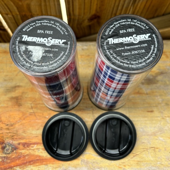 Set of 2 King University K Tornados ThermoServ Insulated Travel Tumblers 16oz - Picture 7 of 8